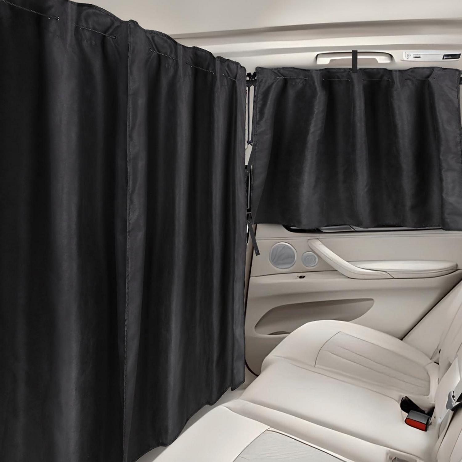 Auto Verdunkelung Vorhang 3er Set Sichtschutz Sonnenschutz Für Reisen Camping