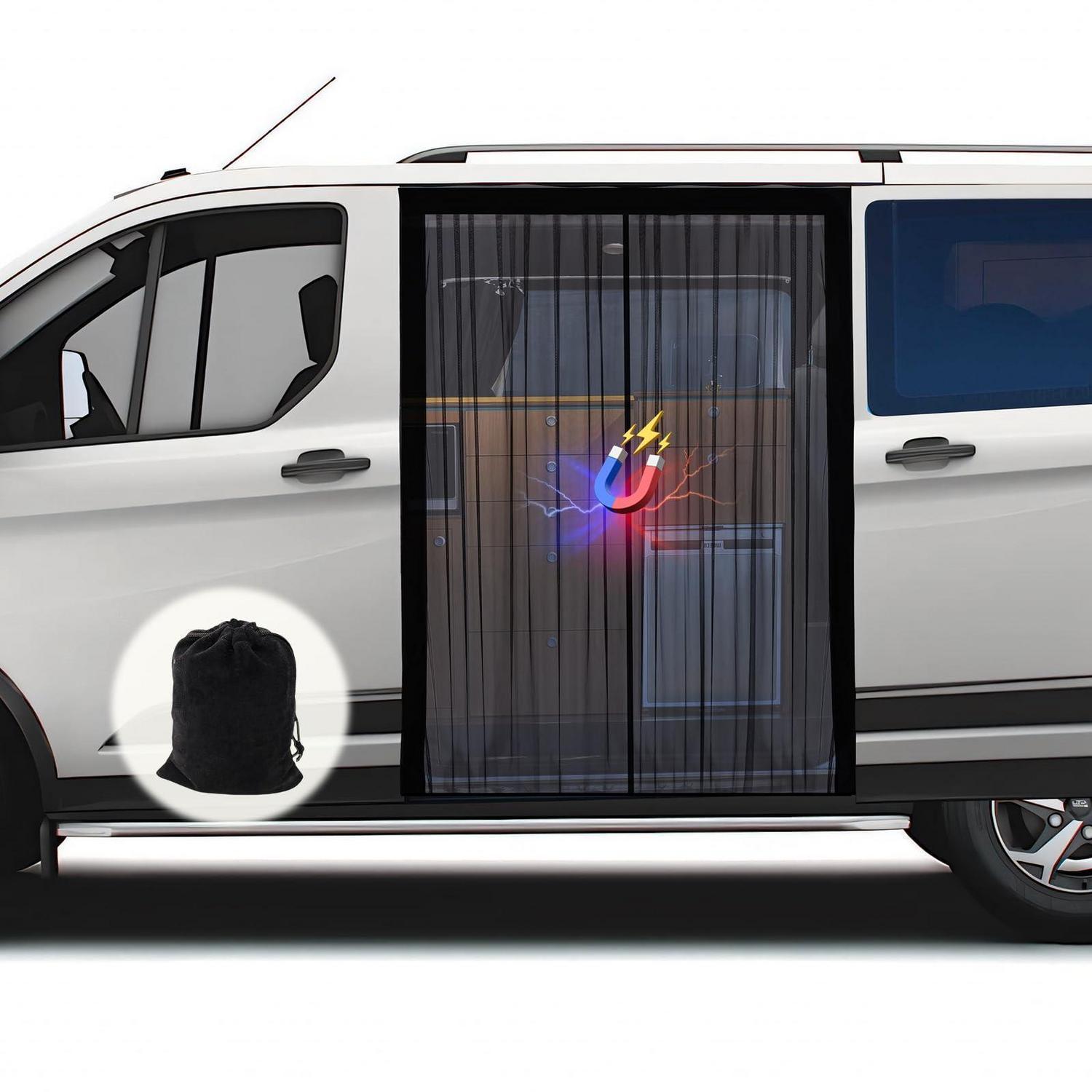 Moskitonetz Für Transporter Mit Magnetverschluss, 150x110cm