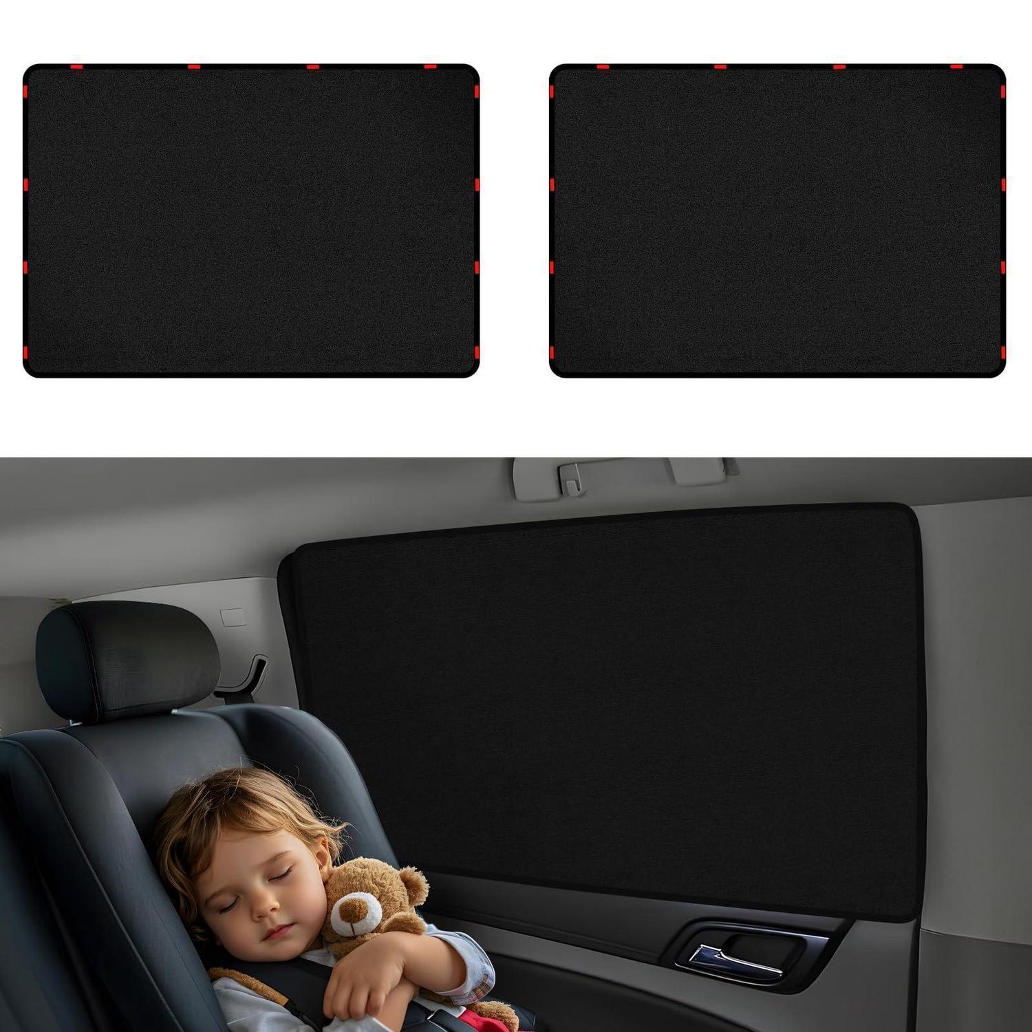 Magnetischer Auto Sonnenschutz 80x50cm, Uv-schutz, Sichtschutz, 2er-pack