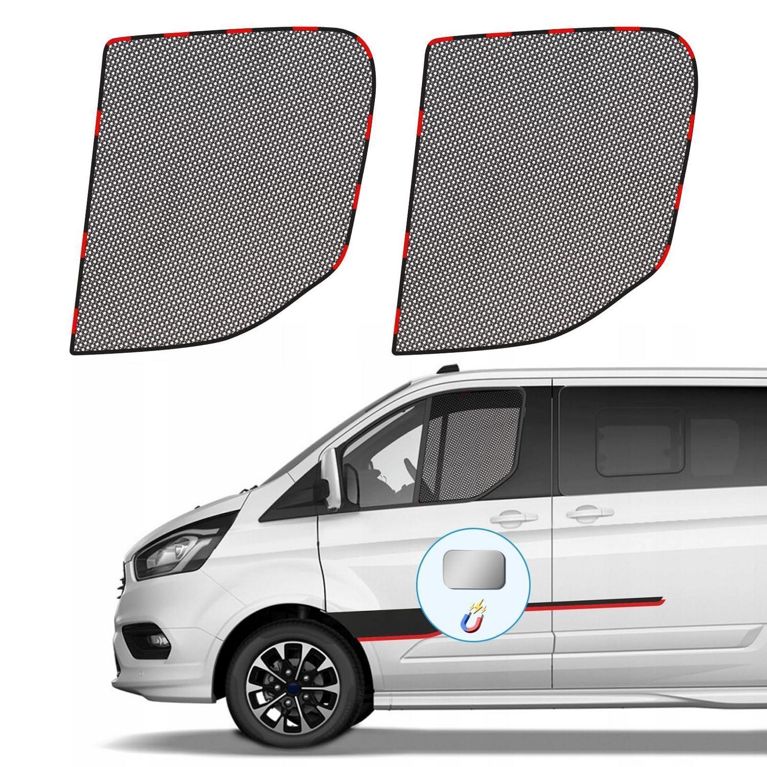 Magnetische Seitenfenster-sonnenschutz & Moskitonetz Für Ford Transit Custom