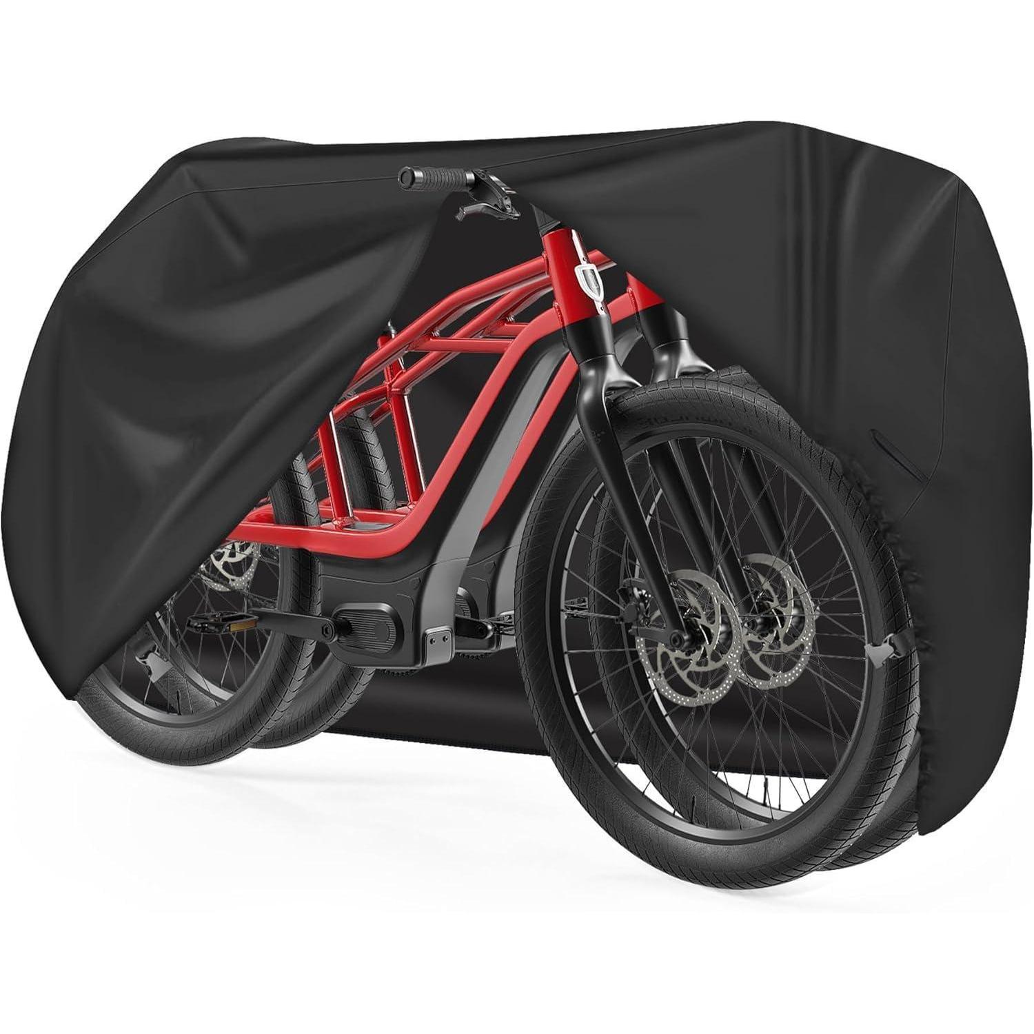 Fahrradabdeckung Für 2 Fahrräder, Wasserdicht, 600d Oxford, Outdoor, Heavy Duty