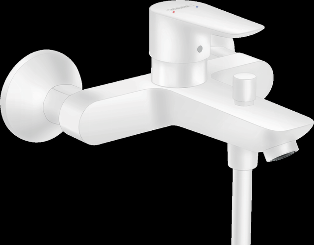 hansgrohe Wannen-Einhebelmischer Talis E AP, mattweiß