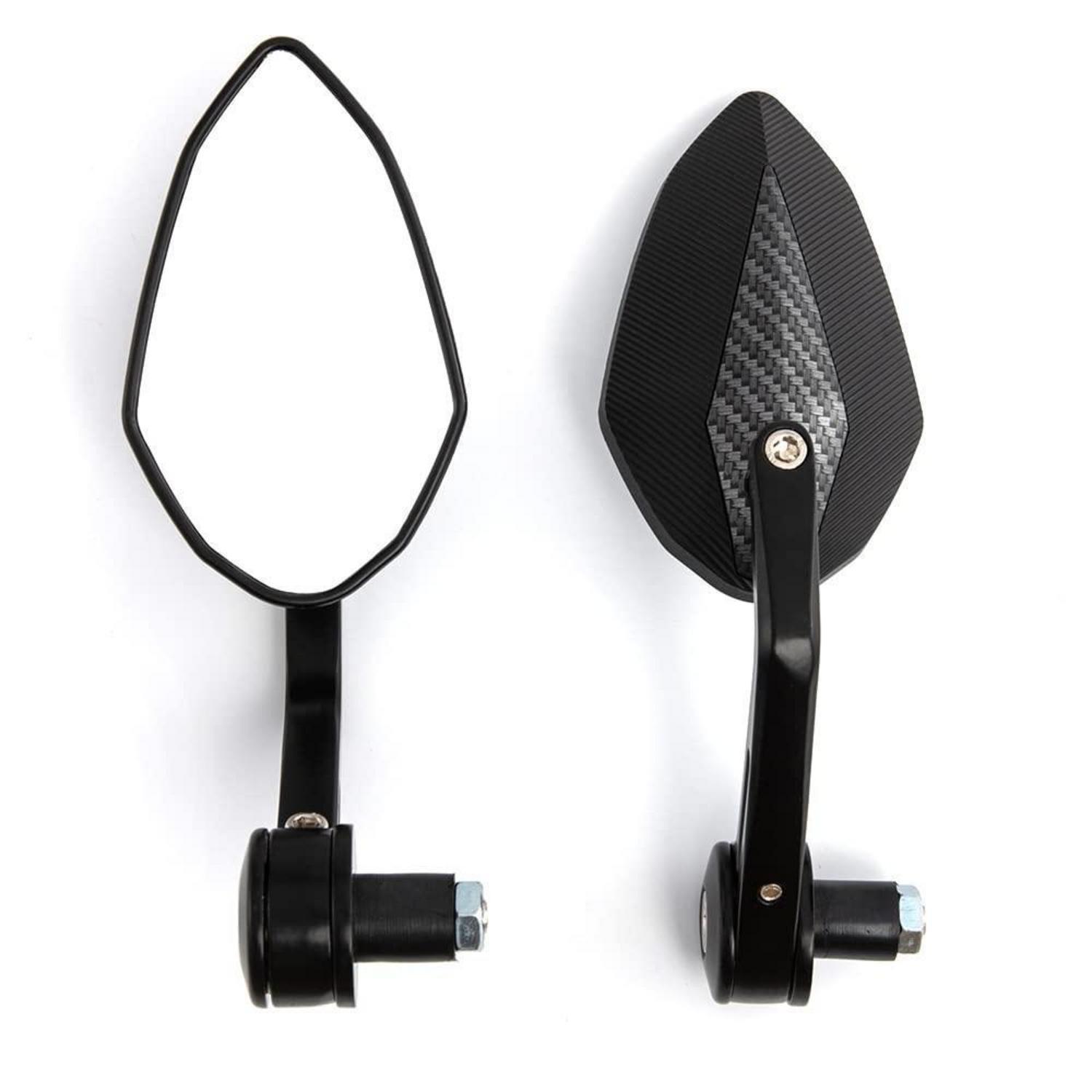 Motorrad Lenkerendenspiegel Aluminium Für 22mm Lenker, Chopper, Cruiser
