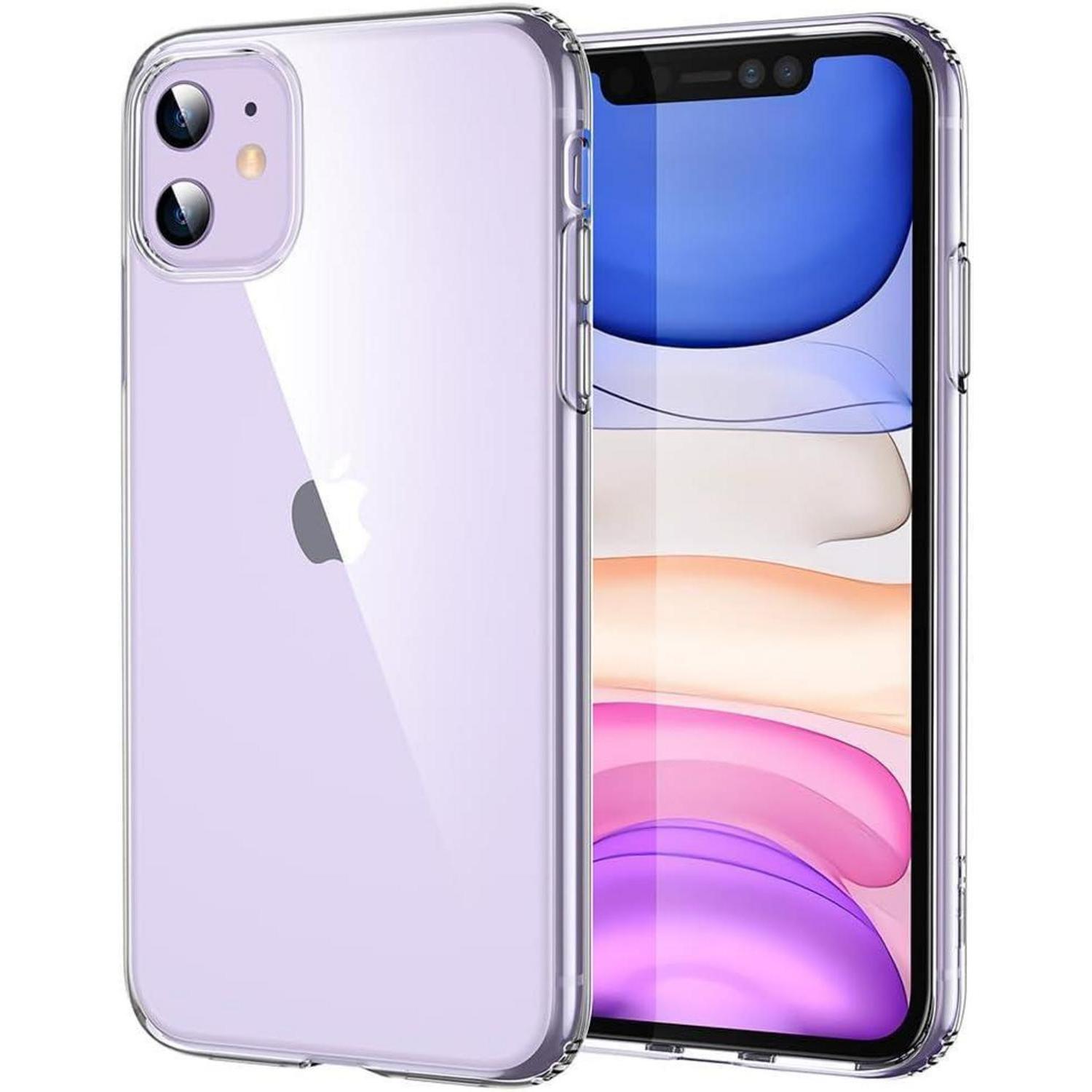 Schutzhülle Für Iphone 11, Transparent, Stoßfest, Dünn, Tpu, Kratzfest