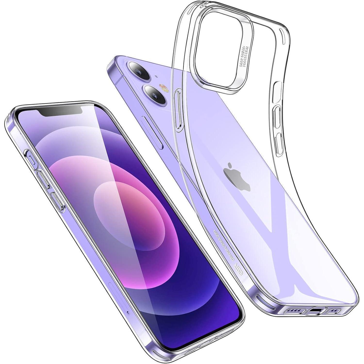 Schutzhülle Für Iphone 12/12 Pro, Transparent, Stoßfest, Dünn, Vergilbungsbeständig