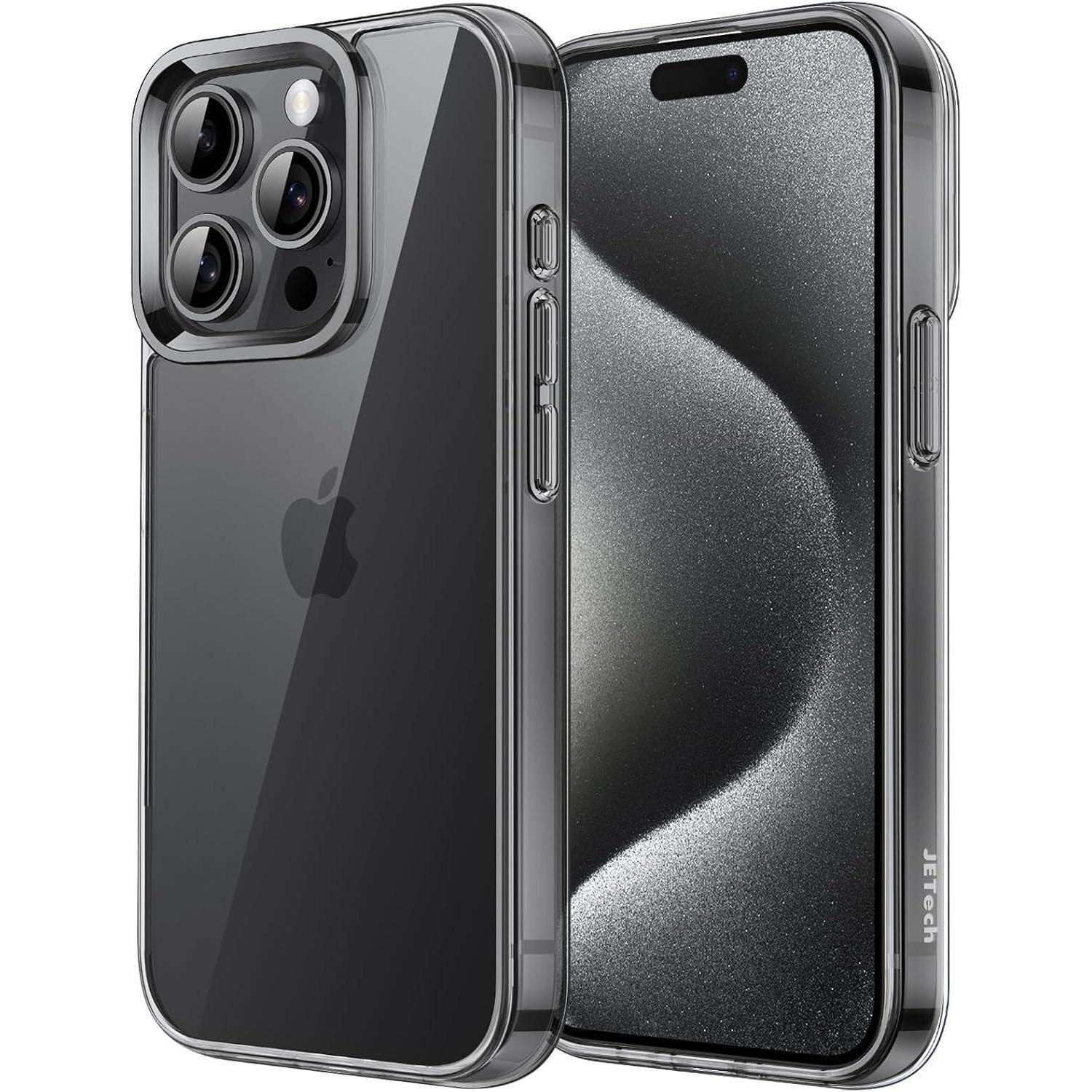 Schutzhülle Für Iphone 15 Pro 6,1 Zoll, Transparent, Stoßfest, Kratzfest