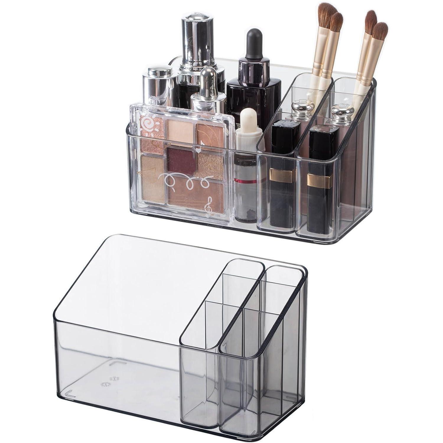 Kosmetik Organizer 2er-set Mit Beweglichen Einsätzen Für Schminktisch