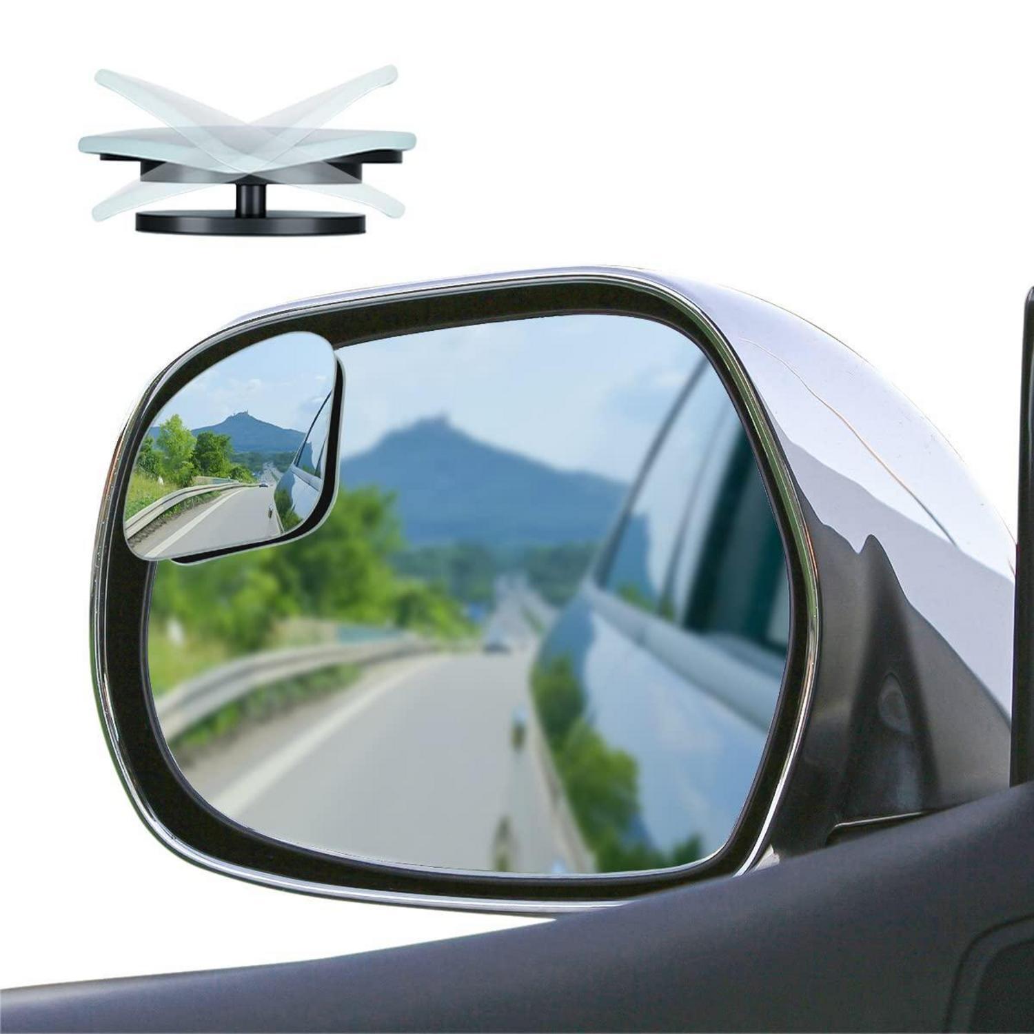 Totwinkelspiegel 2 Stk. Hd Glas Drehbar Für Pkw Suv Lkw
