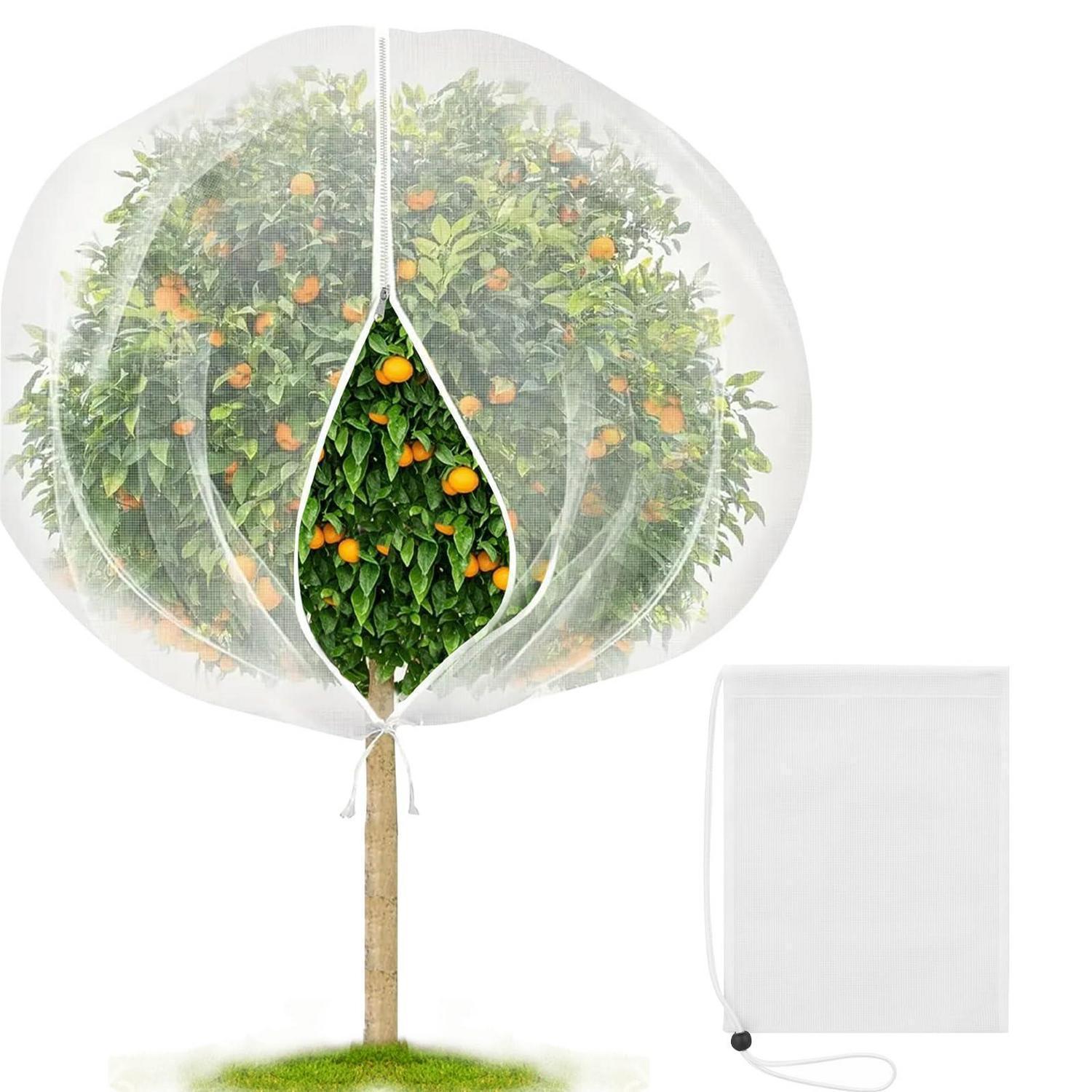 2er Set Pflanzenschutznetz 3x3m - Insektenschutz Für Obstbäume & Gemüse