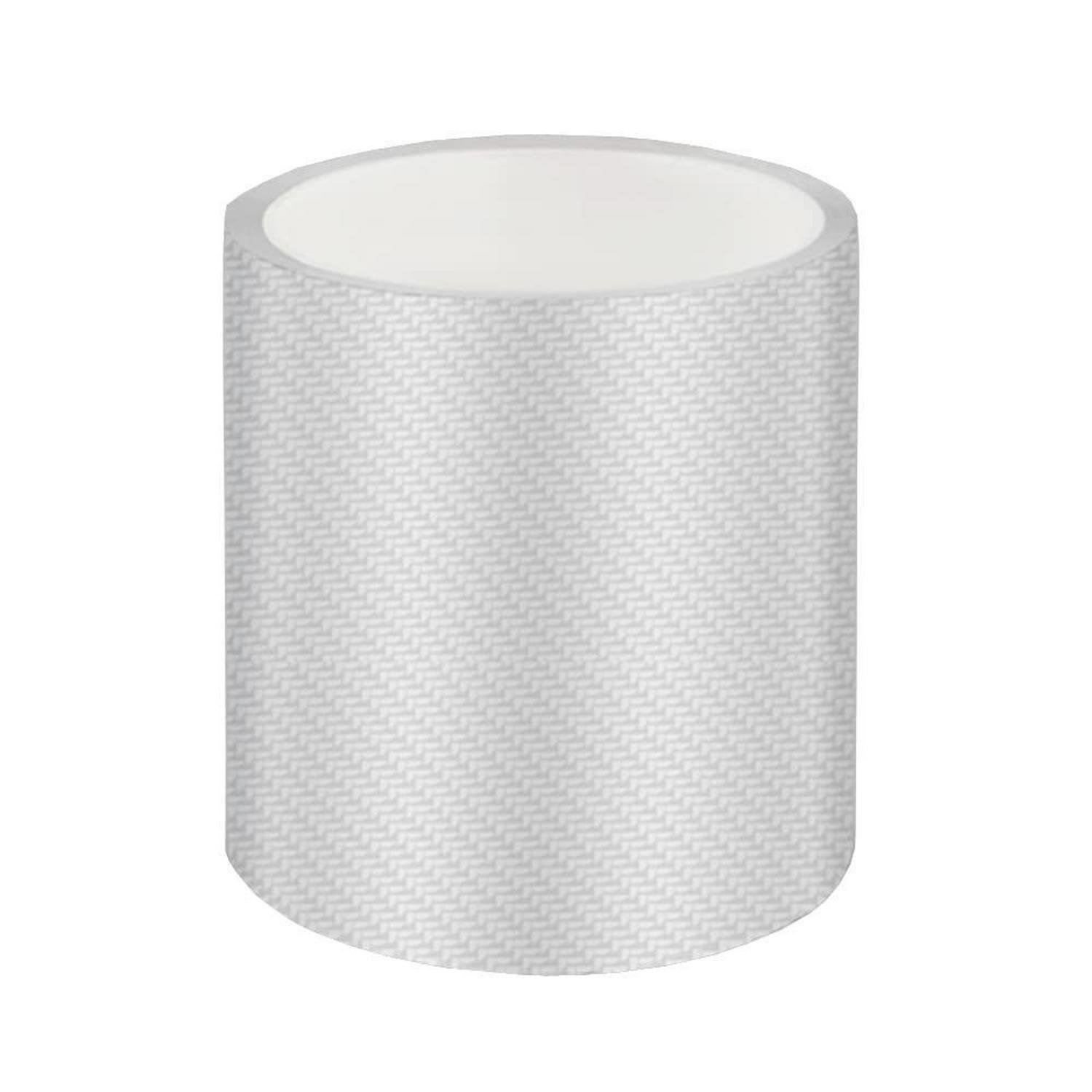 Autotür Kantenschutz Folie 10cm X 5m, Transparent, Kohlefaser-optik