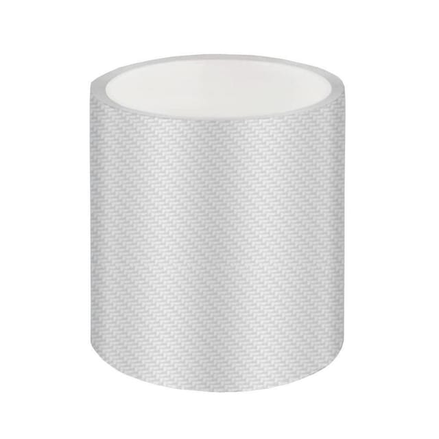 Autotür Kantenschutz Folie 10cm X 5m, Transparent, Kohlefaser-optik