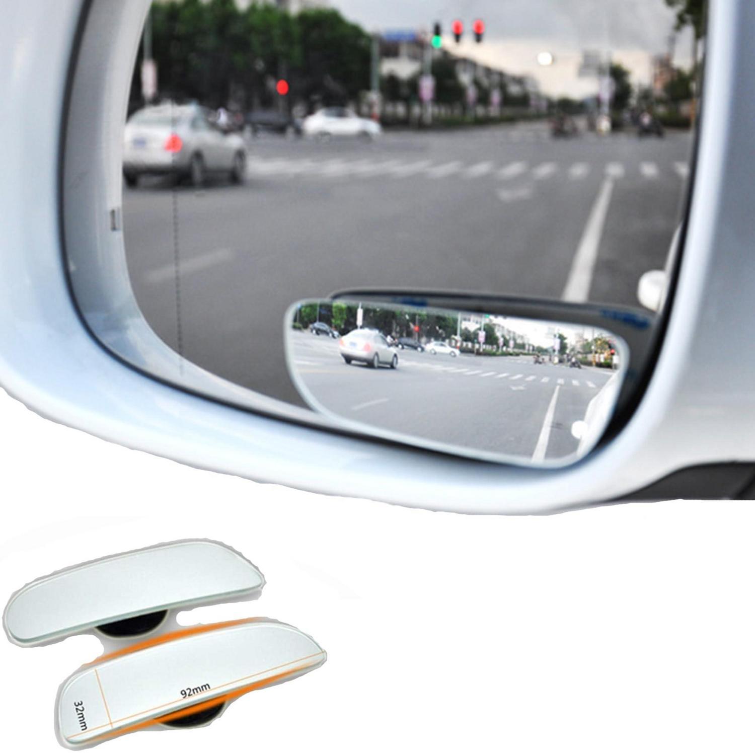 Auto Toterwinkelspiegel Echtglas 360° Weitwinkel Einstellbar 2 Stück