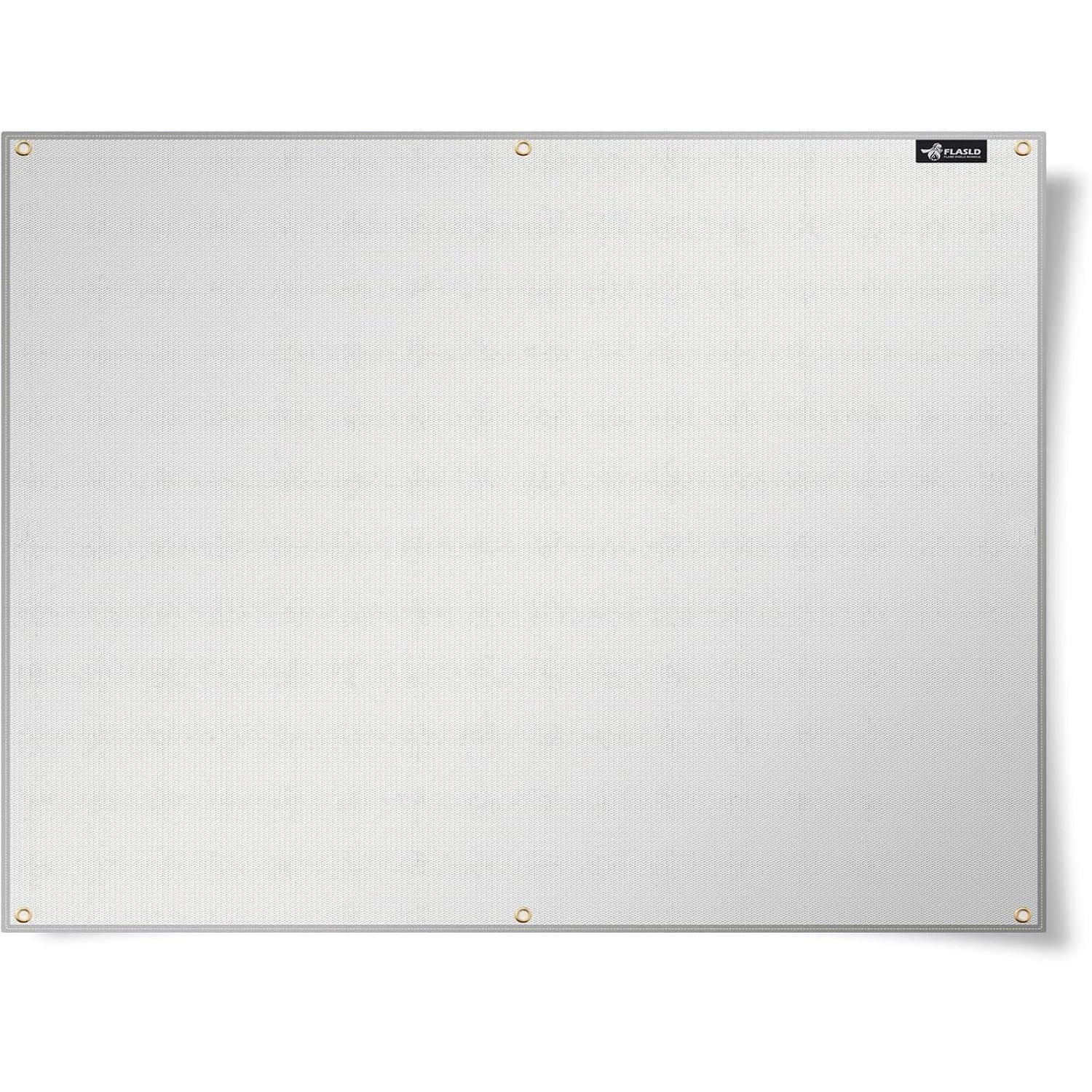 Hitzeschutzmatte 50x76cm Aluminium Feuerfest Für Grill, Wand, Geländer