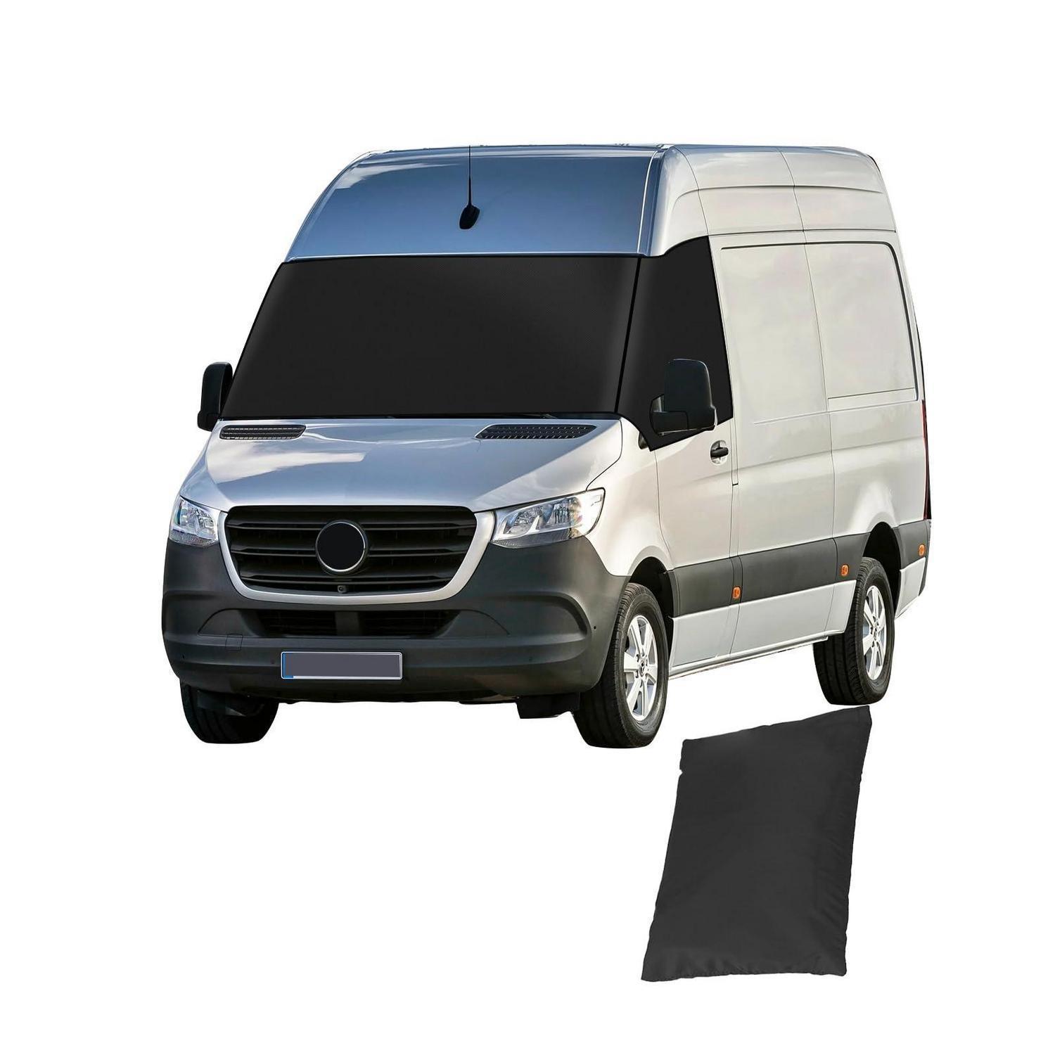 Frontscheibenabdeckung Für Mercedes Sprinter 2006-2018, 600d Oxford, Wasserdicht, Ganzjahresschutz