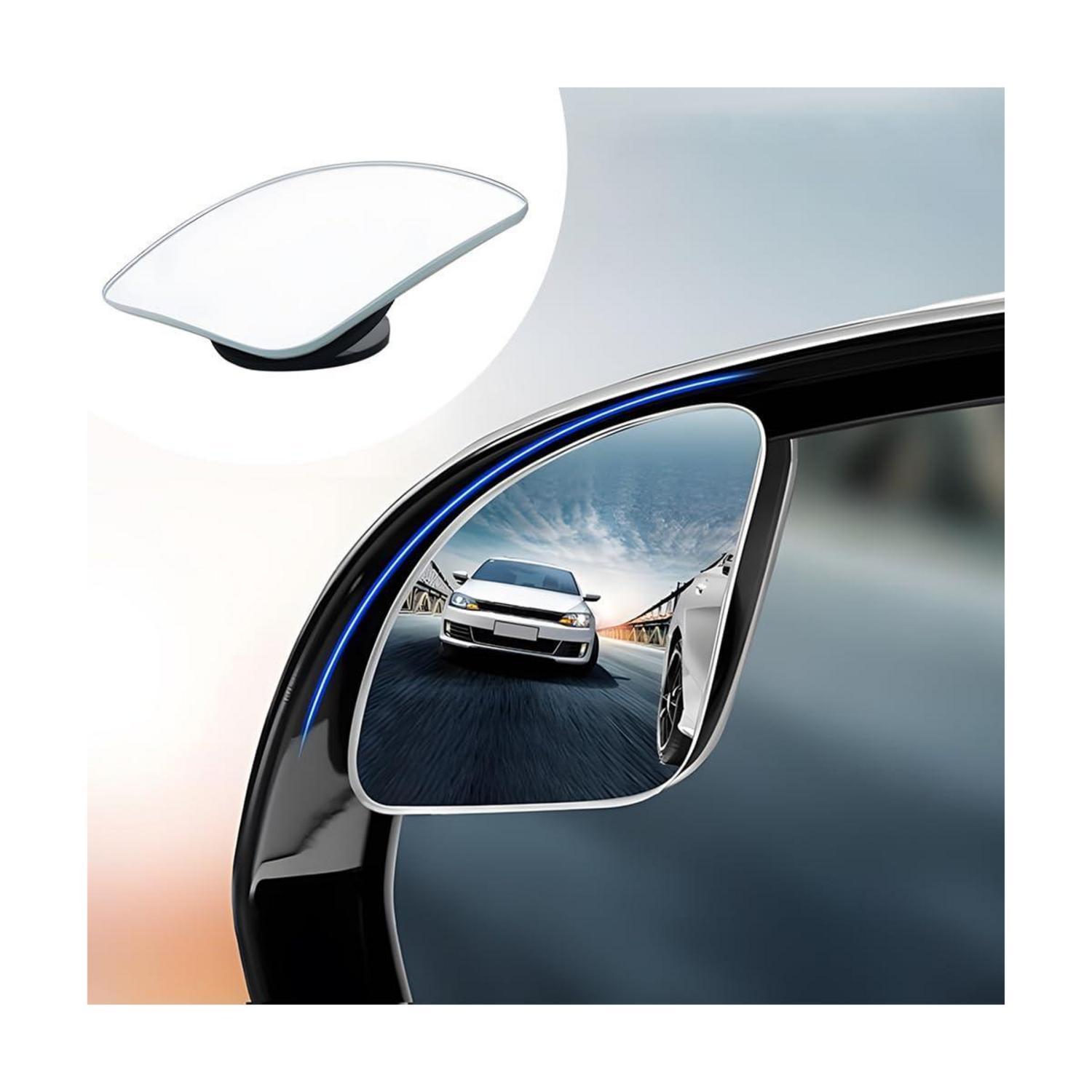 2x Echtglas Toter-winkel-spiegel Auto, 360° Weitwinkel, Einstellbar, Hd-glas