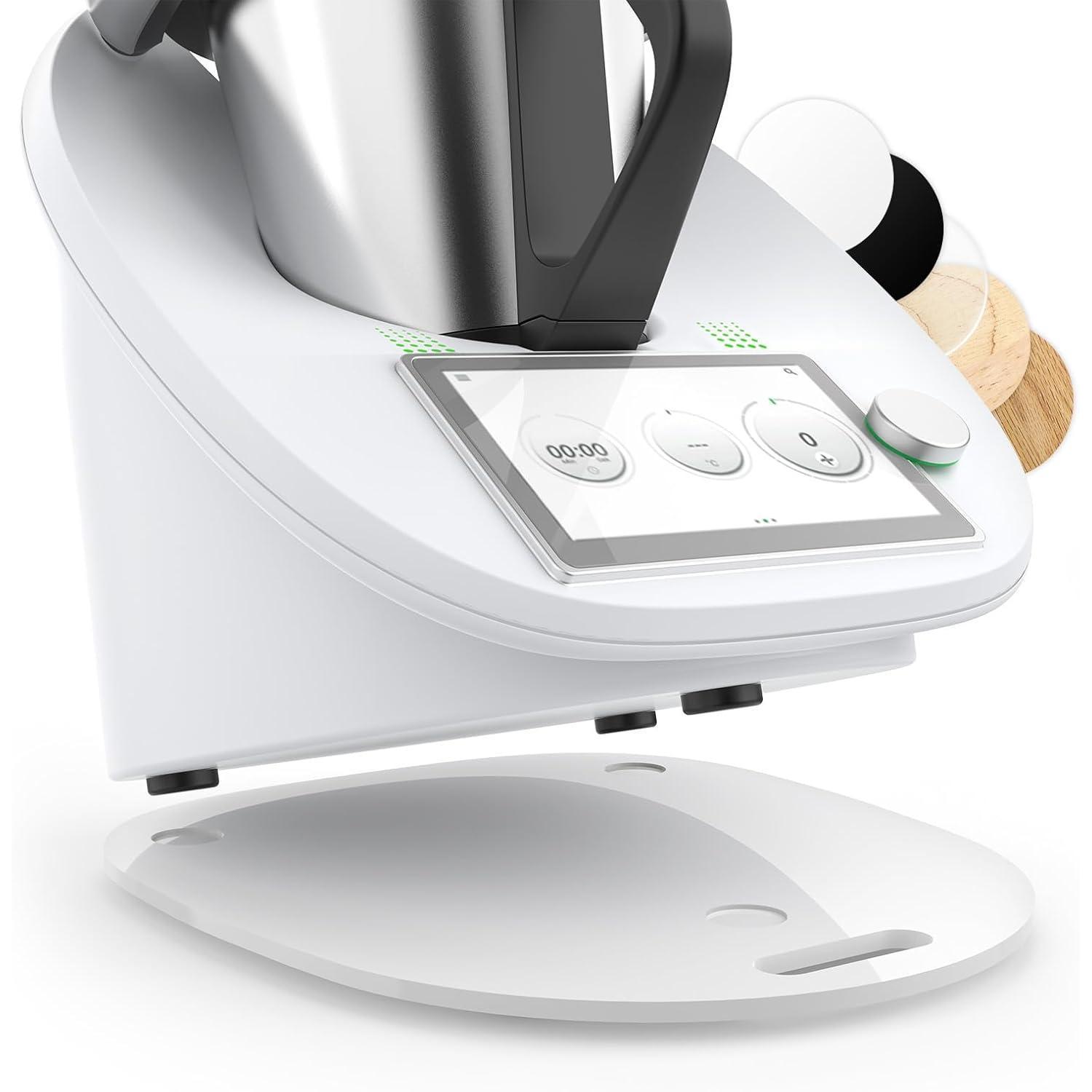 Gleitbrett Für Thermomix Tm6 Tm5 Aus Acryl - Weiß Hochglanz