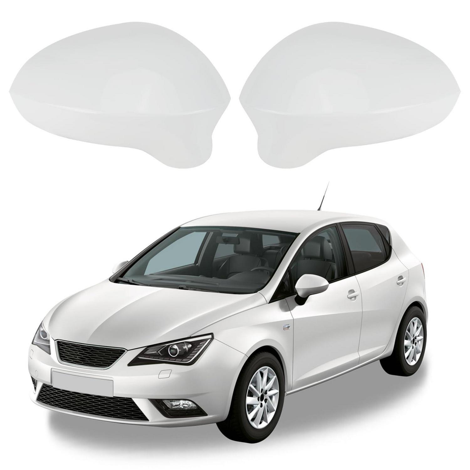 Spiegelkappen Für Seat Ibiza 6j, Leon, Exeo (2008-2017) – 1 Paar Weiß