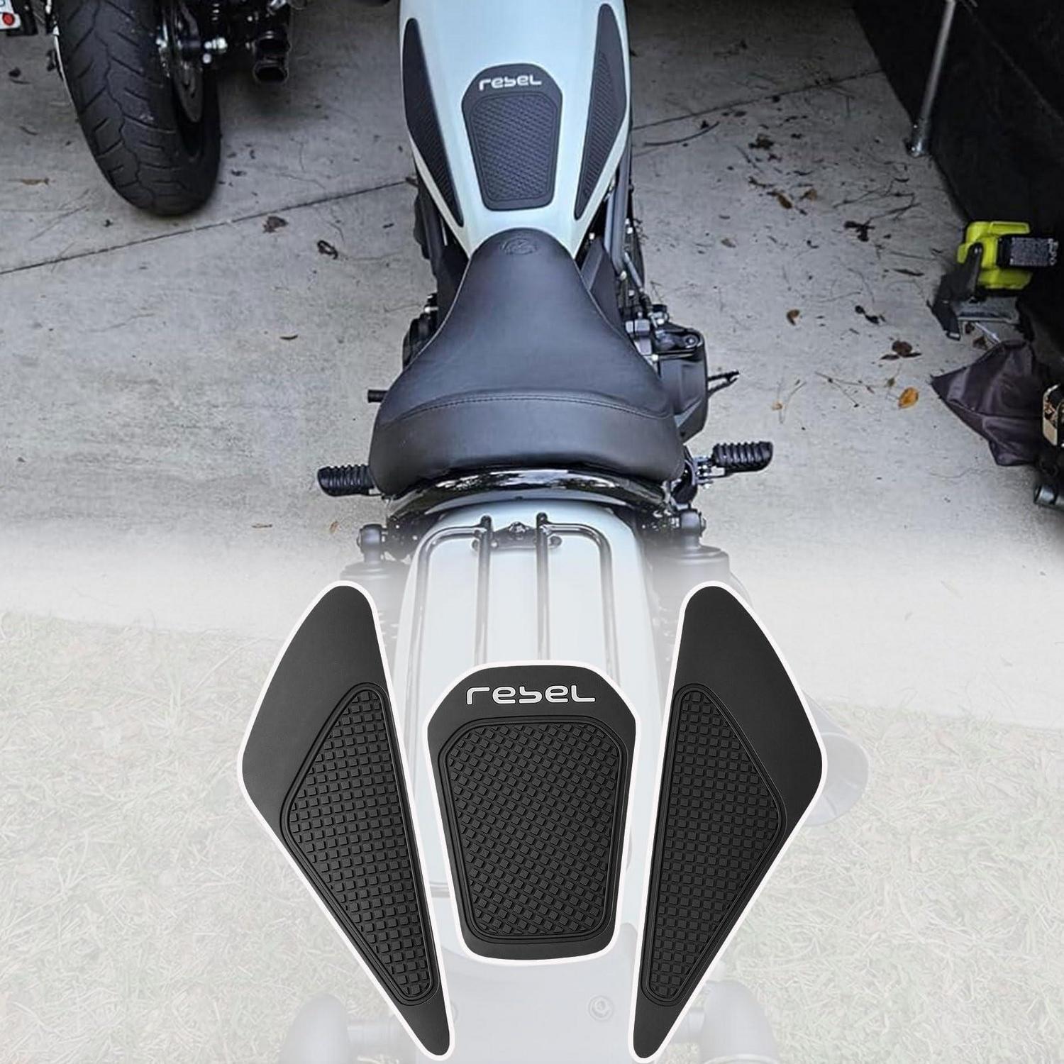 Motorrad Tankpad Für Honda Rebel Cmx 250 300 500 2017-2024, Rutschfest, Schwarz