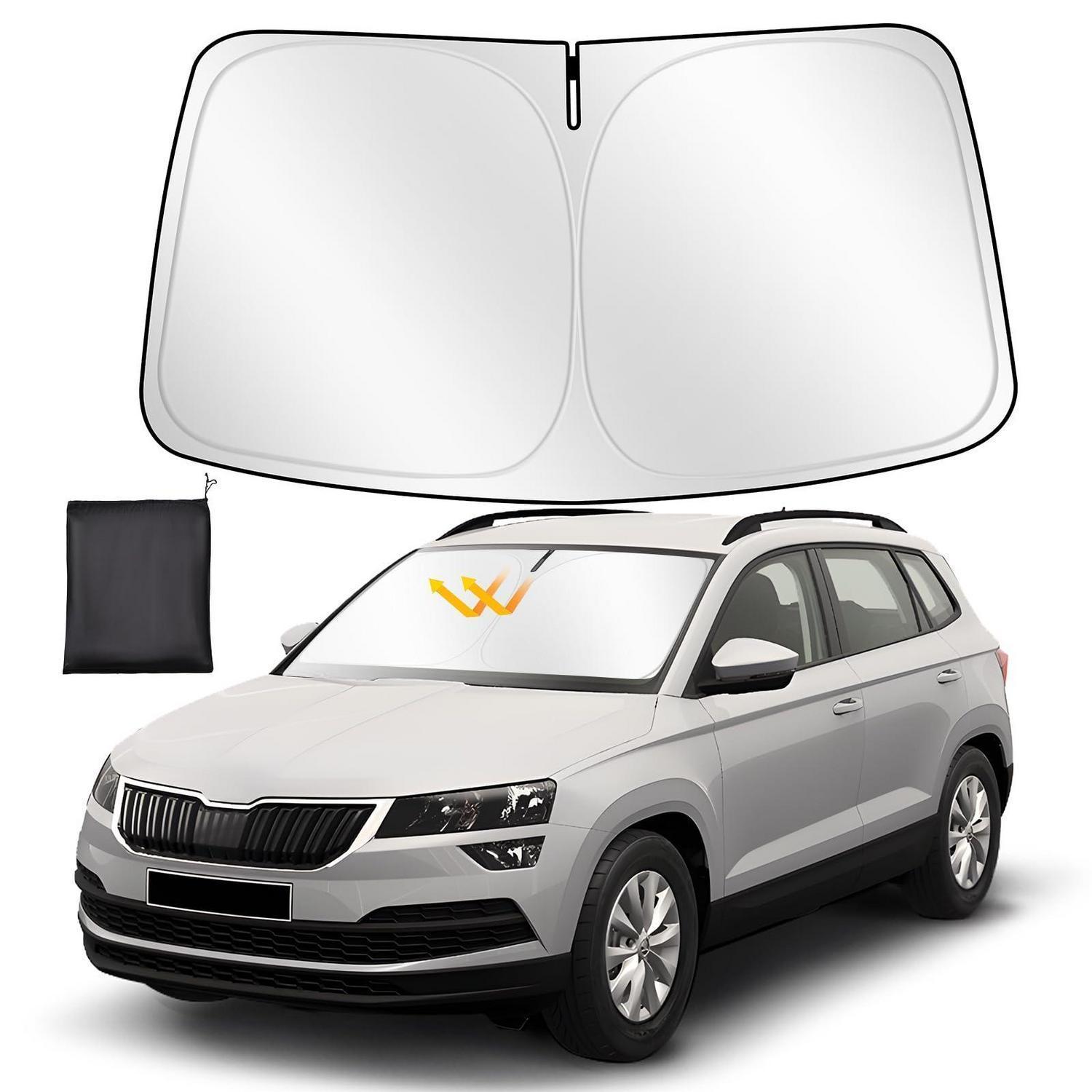 Sonnenschutz Frontscheibe Für Skoda Karoq 2017-2024, Faltbar, Uv-schutz, Kühlend