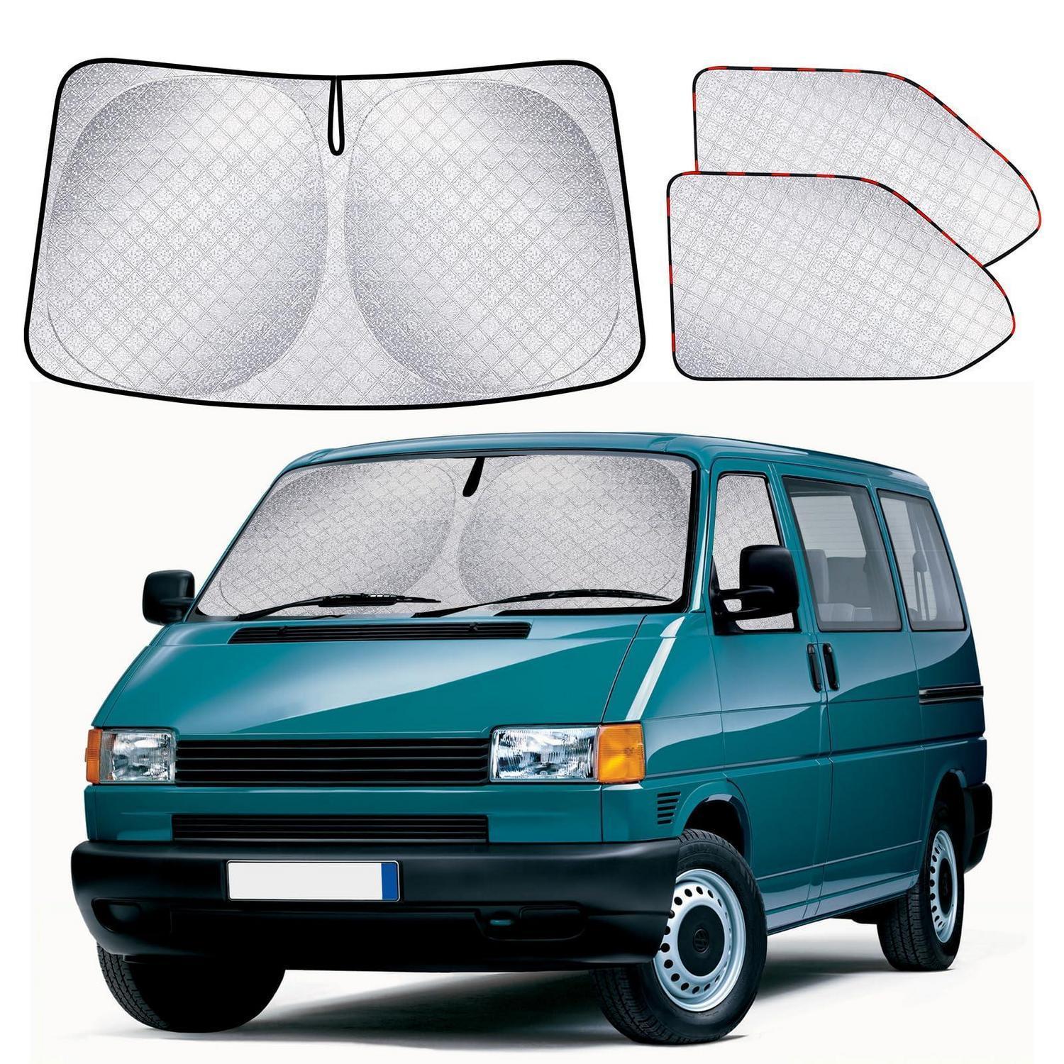 3-teiliger Sonnenschutz Für Vw T4 Frontscheibe & Seitenfenster, Uv-schutz