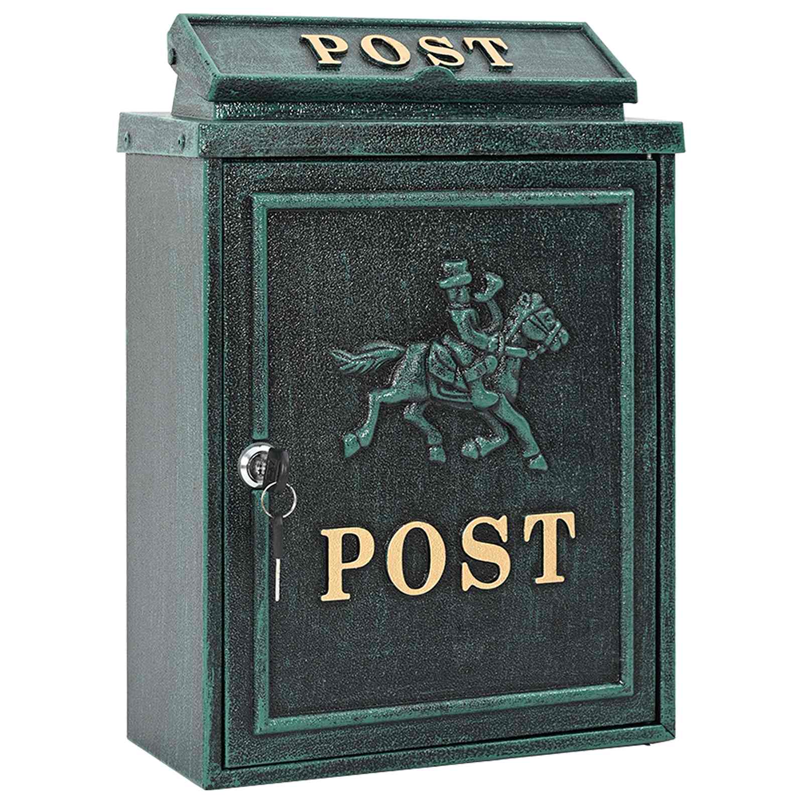Maison Exclusive - Wandmontierter Briefkasten Grün 29 X 13 X 41 C