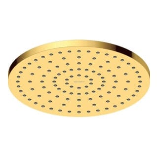 Duravit Kopfbrause 1jet 250 MinusFlow d 250mm, Gew.-Anschl. G 1/2, gol poliert