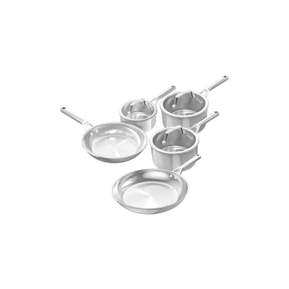 Ninja Everclad C95005eui Edelstahl-kochset, 8-teilig, 3-lagig, Induktion, Backofen Bis 300 °c