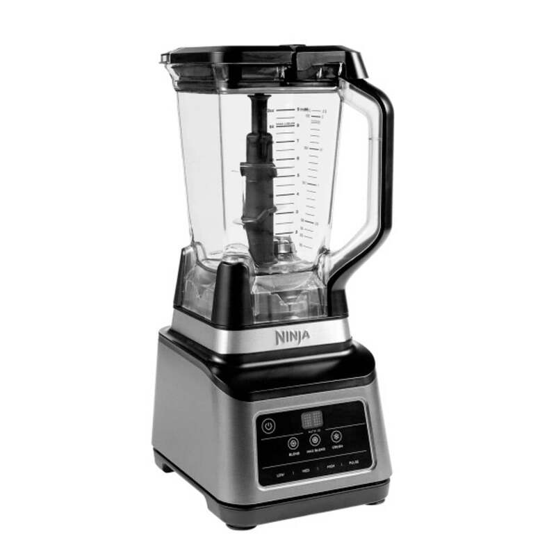 [gebraucht] B-ware Ninja Standmixer Mixer 1200w 2,1 L Auto-iq Schwarz Grau Küchenhelfer 3 Stufen