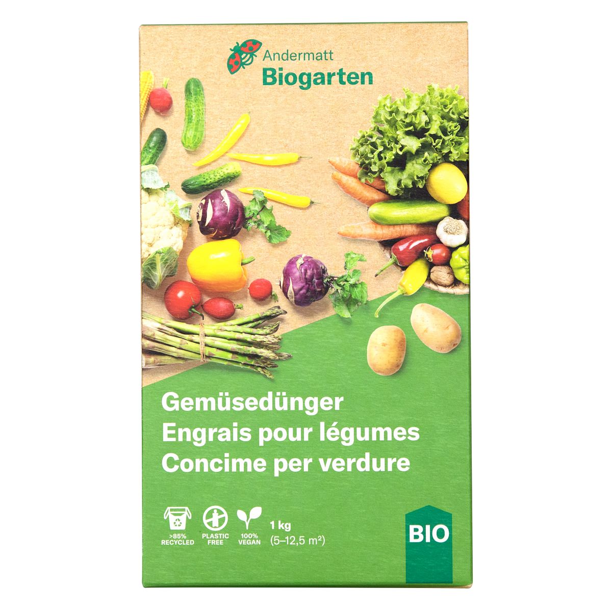 Andermatt Biogarten Gemüsedünger Feststoffdünger - 1 Kg
