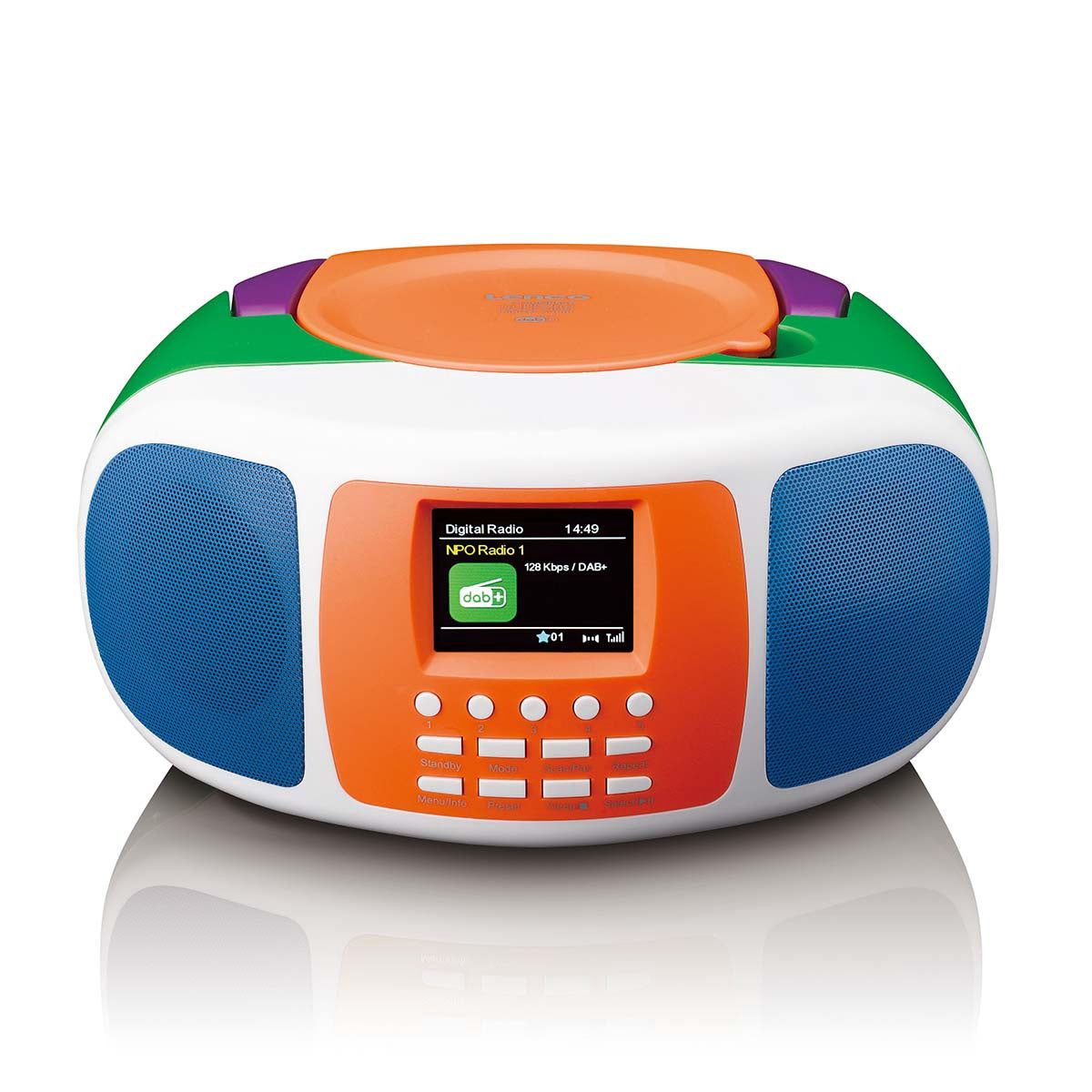 Tragbares Dab+/fm-radio Mit Bluetooth Und Cd-player