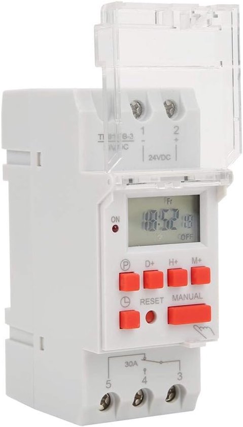 Digitaler Timer Für Boiler – 30 A, Lcd, 1 Sekunde Einstellbar, 220 V