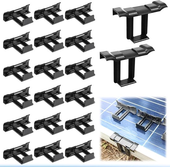 25 Stück Wasserablaufclips Für Solarmodule – 35 Mm, Robustes Abs-material – Komponenten Zur Wasserableitung Und Schlammentfernung Von Pv-modulen
