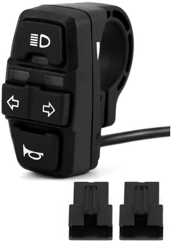 22-mm-motorradlenkerschalter – 3-in-1 – Scheinwerfer-/blinker-/hupenschalter Für Motorräder, E-bikes Und Mountainbikes