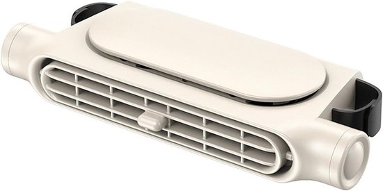 Autolüfter Für Die Rücksitze Mit Usb-kabel, Universell Geeignet Für Suvs, Wohnmobile, Lkws Und Limousinen, Weiß, 17,5 X 7,5 X 3,4 Cm