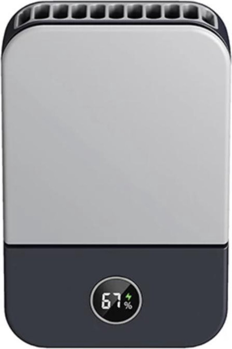 Tragbarer Nackenventilator – Leistungsstarker Usb-ventilator Mini-ventilator Tischventilator Tragbarer Ventilator Blauer Nackenventilator