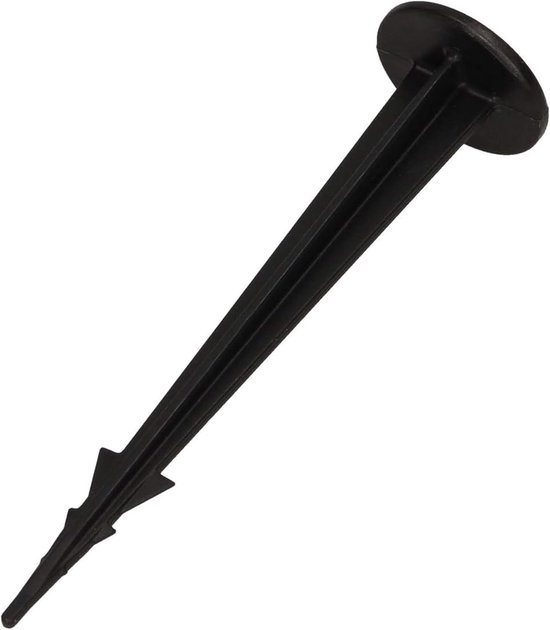 Verpackung Mit 100 Uv-beständigen Kunststoff-gartenankern (120 Mm) – Rostfrei, Flacher Kopf Für Extra Stabilität Und Halt