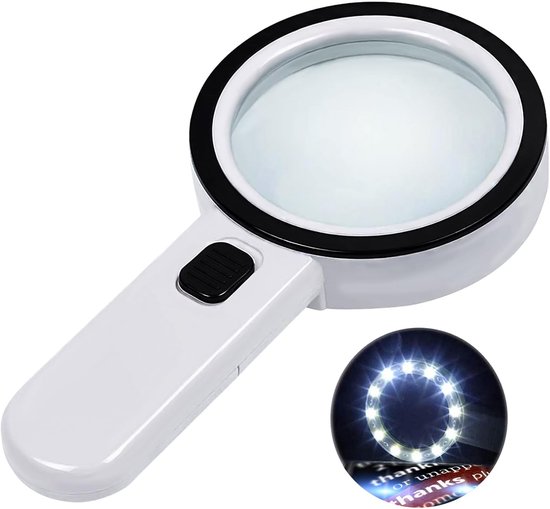 Lupe Mit Beleuchtung – Vergrößerungslampe Mit Led-beleuchtung – Tischlampe