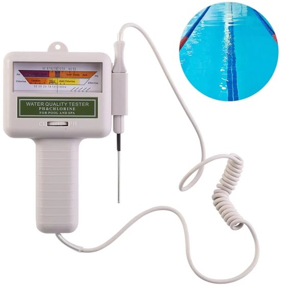 Dieses 2-in-1 Ph-meter Ist Ein Tragbares Elektronisches Wasserqualitätsmessgerät, Das Sich Für Schwimmbäder, Aquarien Und Plätze Eignet.