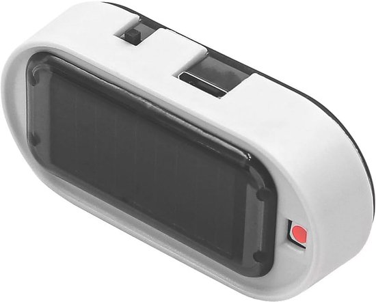 2 Stück Auto-sonnenalarm-attrappen Mit Led-blinklicht – Rot