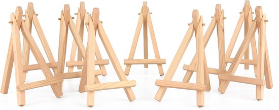 10 Mini-tafelhalter Aus Holz – 15 X 8 Cm