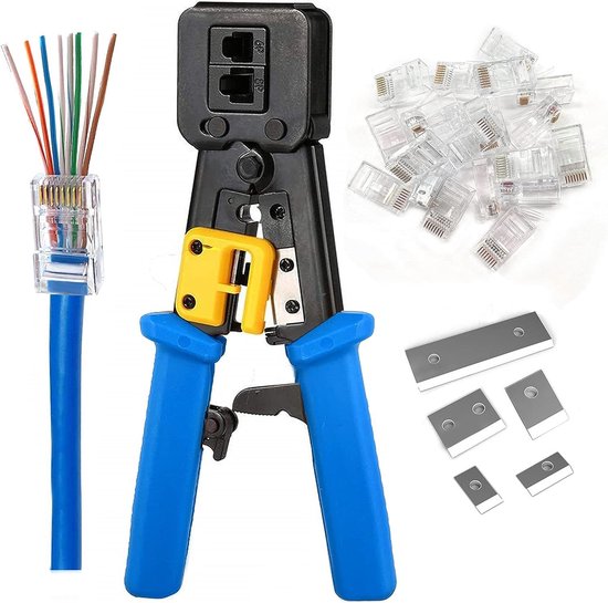 Ethernet-crimpwerkzeug – Rj45 Rj12 – Cat5 Cat5e Cat6