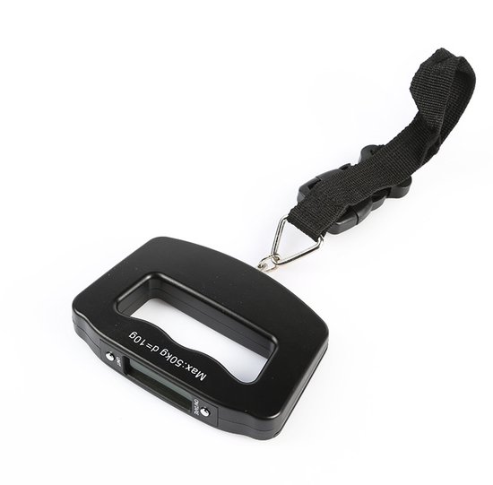 Gepäckwaage – Kofferwaage – Tragbare Waage – Digitale Gepäckwaage (50 Kg) Mit Haken/gurt