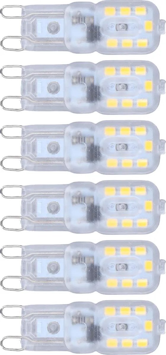 Geeignet Für G9-led-lampen, 6 Dimmbare G9-lampen, 3 W, 14 Led-perlen, Geeignet Für Küchen-, Badezimmer- Und Gartenbeleuchtung.