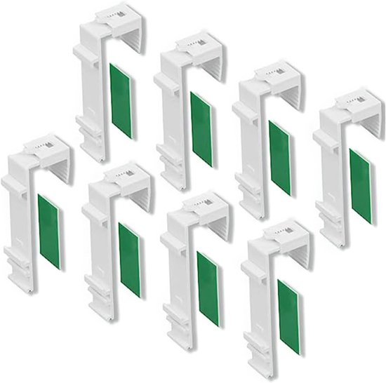 Klemmhalterung Für Doppelrollos Ohne Bohren – 8 Stück Zur Montage An Pvc-fenstern