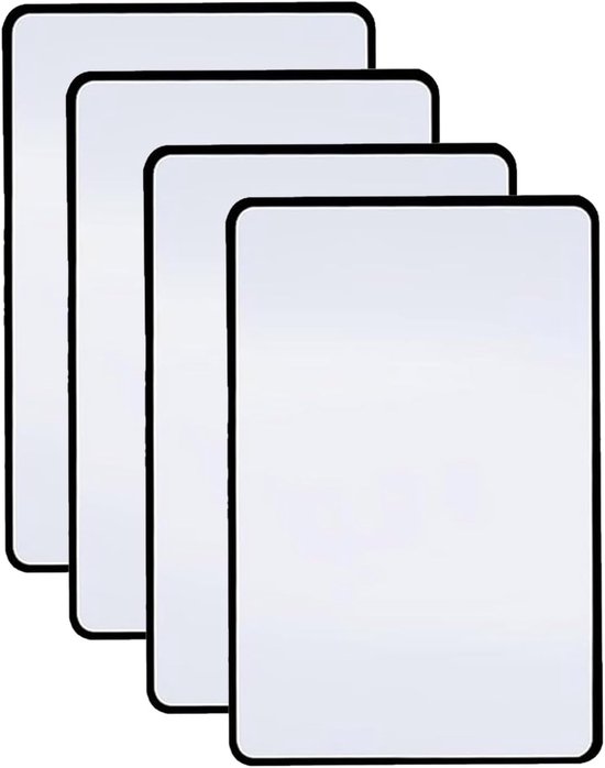 Vergrößerungsglas – 3-fache Vergrößerung – 4-teiliges Set – Flexibel – 18 X 12 Cm