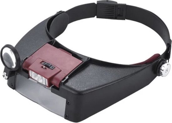 Beleuchtete Vergrößerungsbrille – Led-beleuchtung – Lupe – 1,5x, 3x, 6,5x, 8x Augenlupe – Stirnlampe