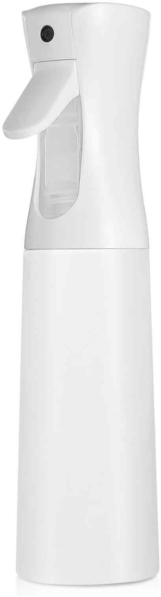 Sprühflasche – Kontinuierlicher Sprühnebel – Feinster Nebel – Wiederverwendbare Kunststoffflasche – Für Gesicht, Pflanzen & Reinigung – Weißer Sprühkopf + Weiße Flasche – 300 Ml (10 Oz) – 1 Stück