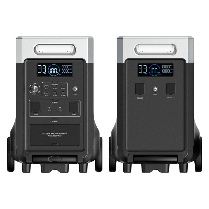 Aferiy Elektrischer Generator 3600w Mit Zusätzlicher Batterie, Erweiterbare Station 7860wh, Solar Generator Camping