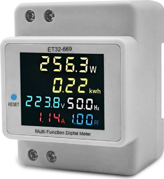 Digitales Sechs-in-eins-einphasen-energiemessgerät Mit Lcd-anzeige，ac40v-300v，100a Voltmeter，kilowattstundenzähler