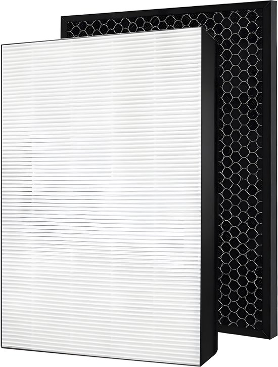 Hepa- Und Kohlefilterset Passend Für Philips Luftreiniger Fy1413 Fy1410 - Ac1213, Ac1214, Ac1215, Ac1217, Ac2729